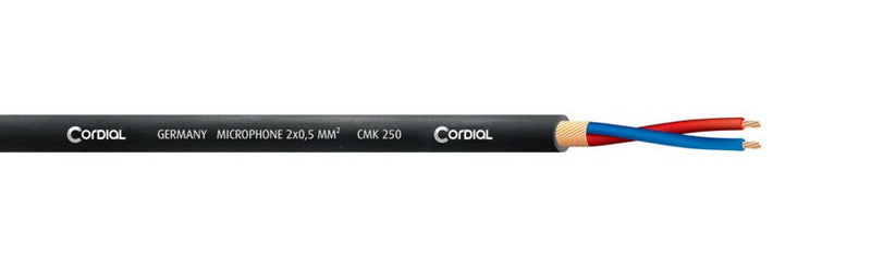 Cordial 25' Microphone XLR to XLR Cable Gold-Plated Contacts - CSM7.5FMGOLD250