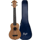 Flight Salamander Travel Concert Scale Soprano Ukulele - Natural - TUSL-50