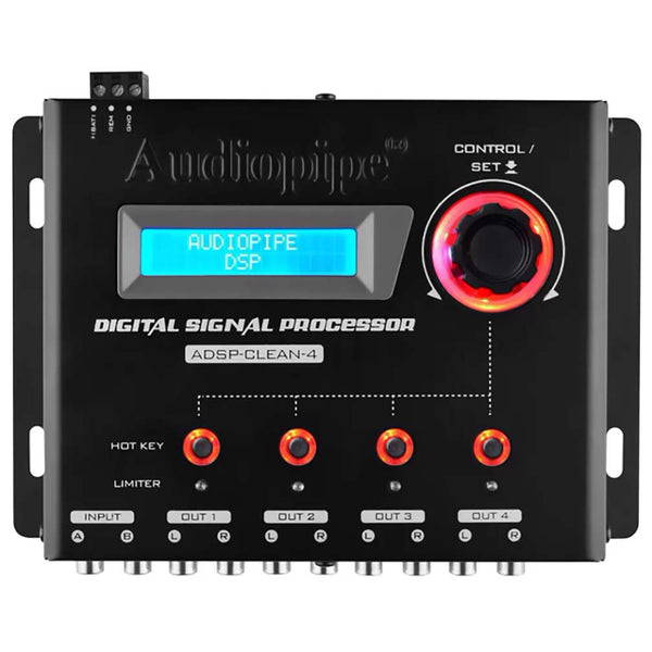 Audiopipe 1in 4 out Digital Signal Processor ADSP-CLEAN-4