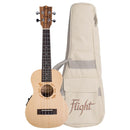 Flight Spruce & Zebrawood Electro-Acoustic Concert Ukulele  – DUC525 CEQ