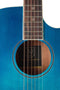 JN Guitars Acoustic Electric Auditorium Guitar - Blueburst - BES-ACE TBB