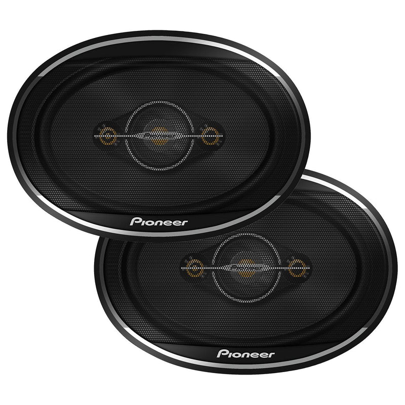 Pioneer 6x9" 4-Way Full Range Speakers Shallow Mount 600W Max/100 RMS TS-A6971F