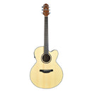 Crafter Silver Series 100 Jumbo Cutaway Acoustic Electric Guitar - Natural