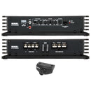 Soundstorm Mosfet 2CH 2000W Power Amplifier Remote Woofer level control EV2.2000