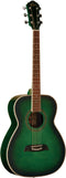 Oscar Schmidt Folk Acoustic Guitar - Trans Green - OF2TGR