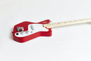 Loog Pro 3-String Electric Guitar with Built-in Amplifier - Red - LGPRCER