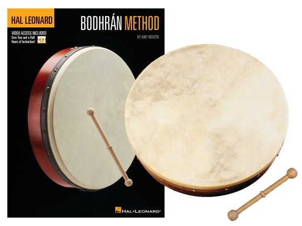 Hal Leonard 12” Bodhrán Drum Starter Pack w/ Lesson Book