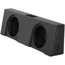 Qpower QBOMB Dual 12 Vented Empty Box Behind Seat Mount QBTRUCK212V