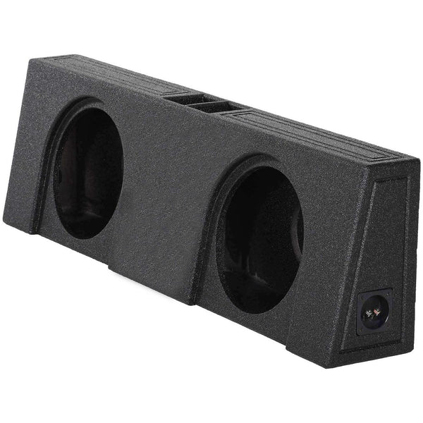 Qpower QBOMB Dual 12 Vented Empty Box Behind Seat Mount QBTRUCK212V