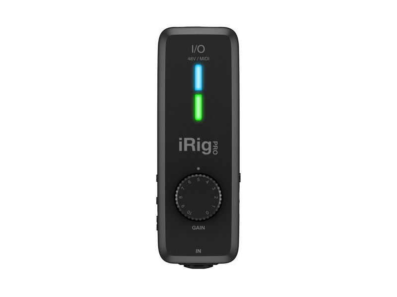 IK Multimedia iRig Pro I/O High Def Audio Interface w/ MIDI for iOS & Mac