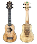 Flight Quilted Ash Soprano Ukulele Supernatural Series – DUS410