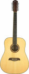 Oscar Schmidt OD312 12-String Dreadnought Acoustic Guitar - Natural