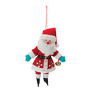 Plush Santa Ornament  (Set of 12)