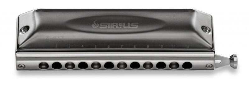 Suzuki Sirius 12-Hole Bass Chromatic Harmonica - S-48B-U