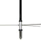 Tram 1481-B 200-Watt Dual-B& 3-Section Fiberglass Base Antenna 17' Black