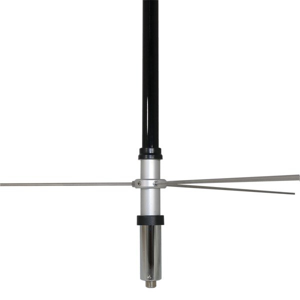 Tram 1481-B 200-Watt Dual-B& 3-Section Fiberglass Base Antenna 17' Black