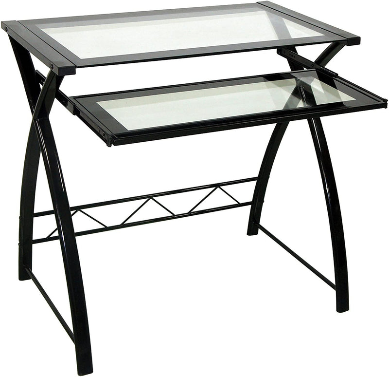 Bell'O High Gloss Black High Gloss Black Finish Computer Desk - CD8855