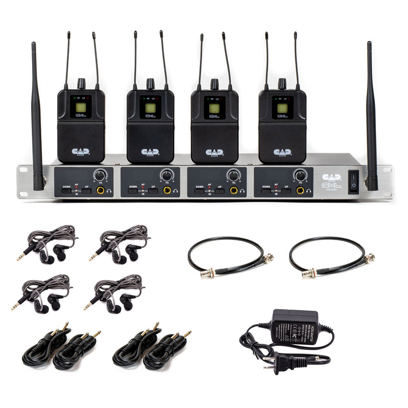 CAD Audio GXLIEM4 Quad Mix Wireless In Ear Monitor System