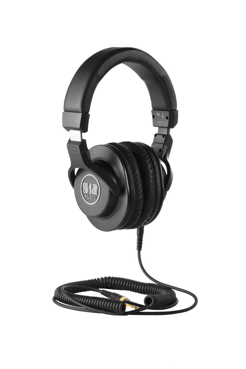 512 Audio Academy Over-Ear Studio Monitor Headphones w/ Case - 512-PHP