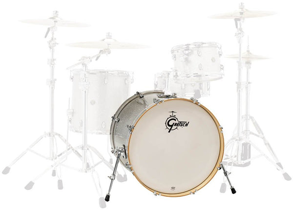 Gretsch Catalina Maple 16x20 Bass Drum - Silver Sparkle - CM1-1620B-SS