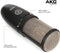 AKG Large Diaphragm True Condenser Microphone w/ Shock Mount & Case - P220