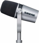 Shure MV7 Podcast Dynamic  USB/XLR Microphone - Silver - MV7-S-U - New Open Box