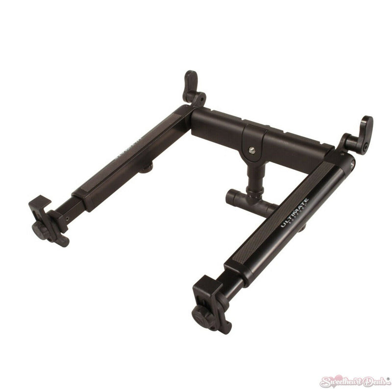 Ultimate Support HYM100QR Dynamic Laptop Stand - Mounts to 5/8-in Threaded Stand