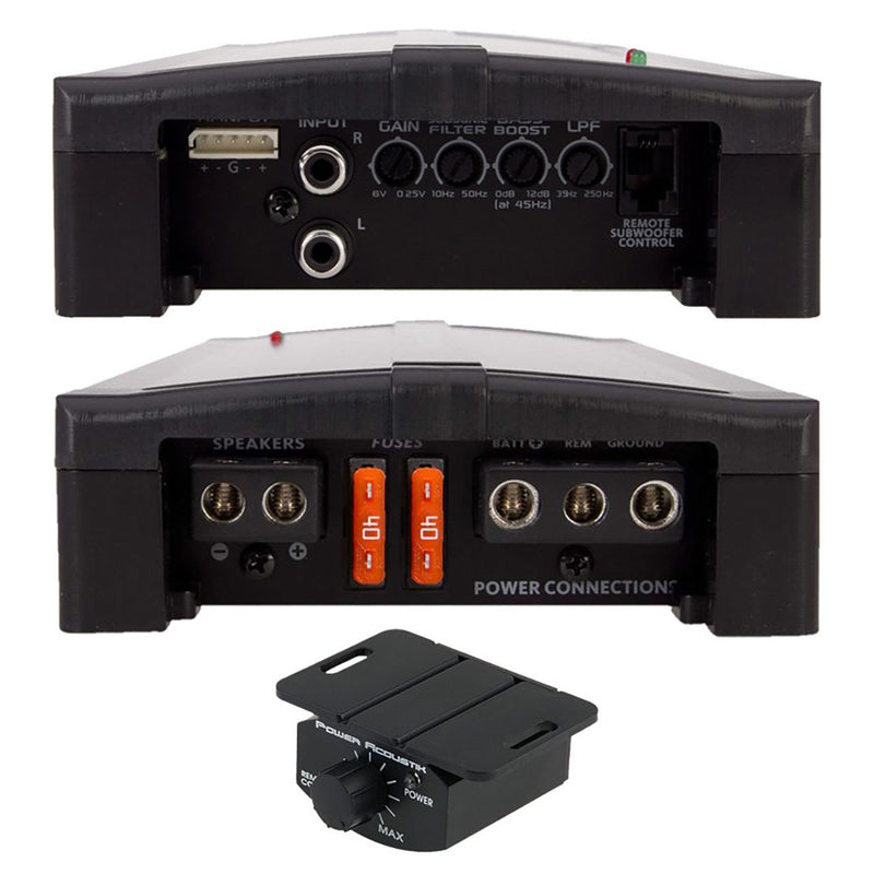 Power Acoustik Compact Monoblock Amplifier 2100W RMS/3500 Watts MAX RZ1-3500D