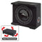 Audiopipe Single 8" Shallow Downfire Sealed Enclosure with sub APSB8BDF