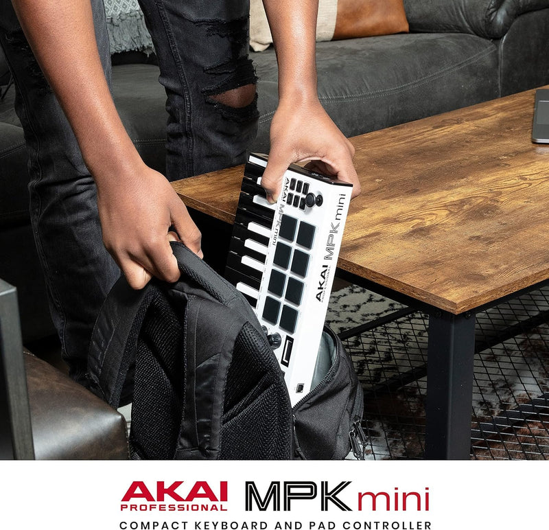 Akai MPK Mini MK3 Special Edition White 25-Key MIDI Controller