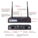 NADY Dual 100-Channel UHF Wireless Headset Microphone System -  U-2100-HM3