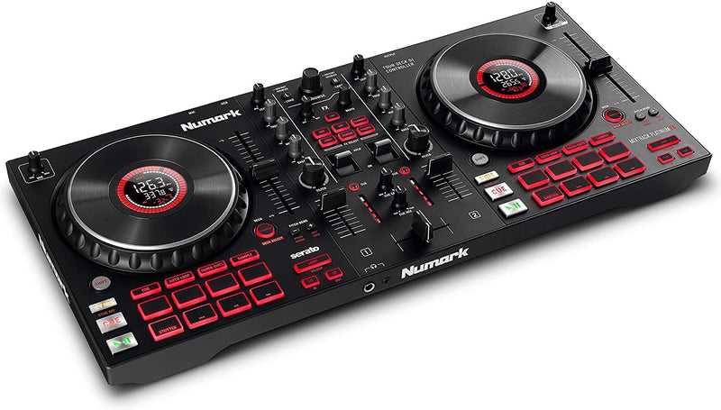 Numark Mixtrack Platinum FX - DJ Controller For Serato DJ with 4 Deck Control