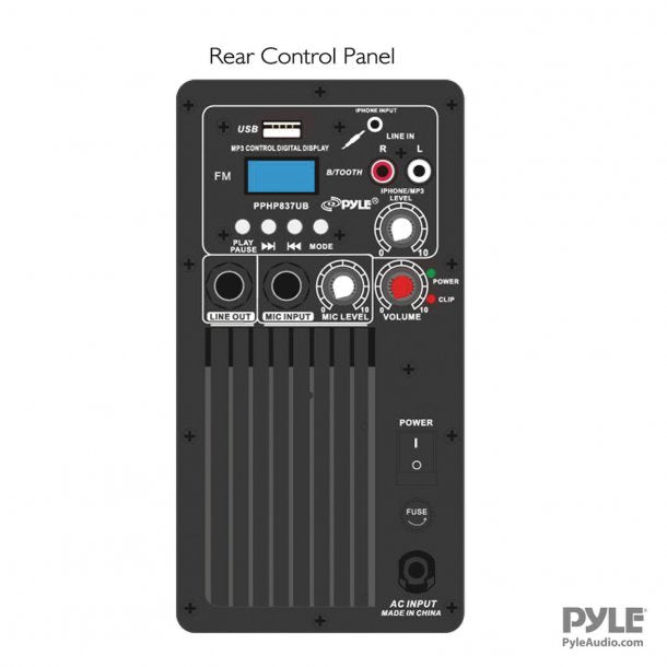 Pyle Pro Bluetooth Loudspeaker PA System - PPHP837UB