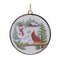 Woodland Snowman Disc Ornament (Set of 12)