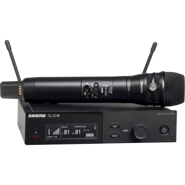 Shure SLXD24/K8B-J52: Wireless System with KSM8 Dualdyne Microphone - J52 Band