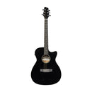 Stagg Cutaway Acoustic Electric Auditorium Guitar - Black - SA35 ACE-BK