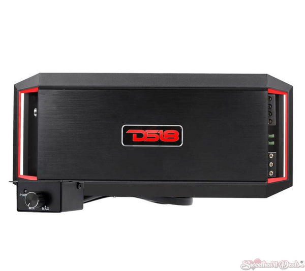DS18 GEN-X4500.1D 4500W 2 Ohm Mono Class D Amplifier w/ Remote Subwoofer Control