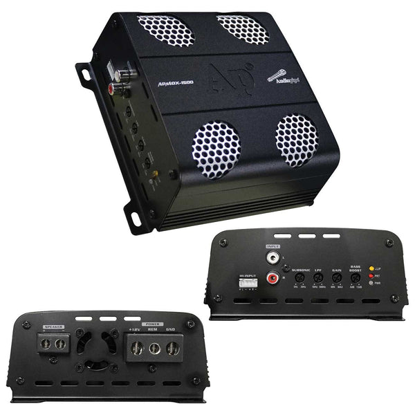 Audiopipe Monoblock Motorcycle Amplifier 800W RMS APMOX-1500