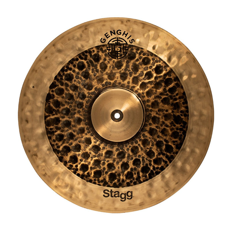 Stagg Dark 18" Genghis Dual Medium Crash Cymbal - GENG-CM18D