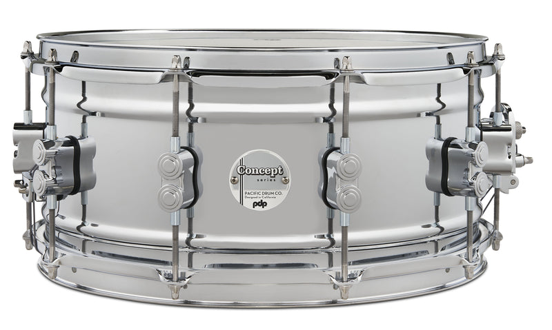 PDP Concept Metal 6.5x14 Chrome Snare Drum - PDSN6514SSCSC