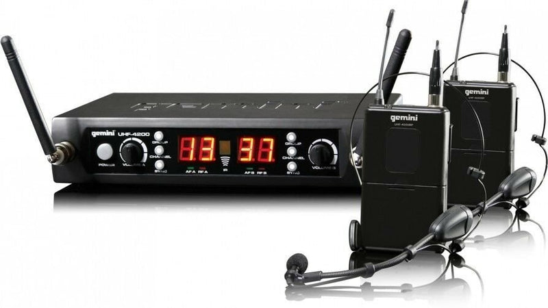 Gemini UHF-4200HL Dual 100-Channel UHF Wireless System