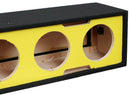 DeeJay LED Side Speaker Enclosure w/ 4 x 6.5 inch Horn Ports - Yellow