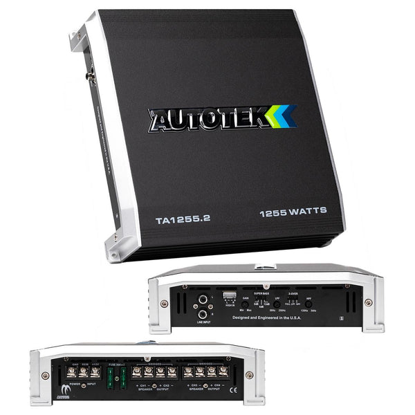 Autotek TA Amplifier 1200 Watt 2 Channel TA1255.2