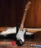 Axe Heaven Fender Stratocaster Black Vintage Distressed Mini Guitar - FS-003