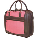 Mobile Edge 16" PC/17" MacBook ScanFast Element Briefcase - Pink Suede - MESFEBX