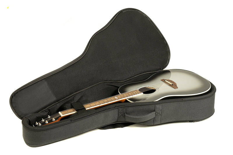 Ovation Ultra Electric Acoustic Guitar w/ Gig Bag - Silver Shadow - 516SSM-G