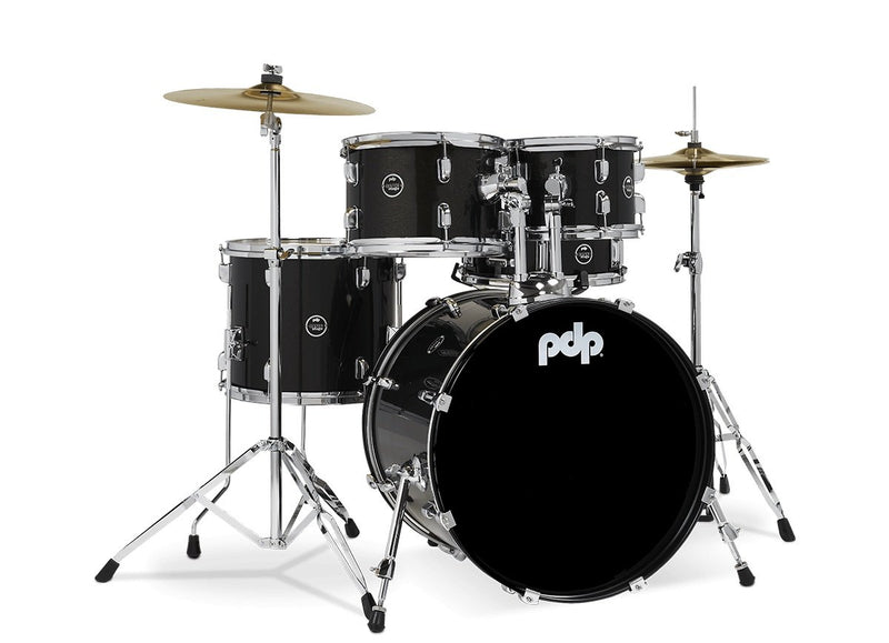 PDP Center Stage 5-Piece Full Drum Kit - 10/12/14/20/14 - Iridescent Black Spark