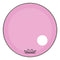 Remo Powerstroke P3 Colortone Pink Skyndeep Bass Resonant Drumhead w/ 5″ Hole