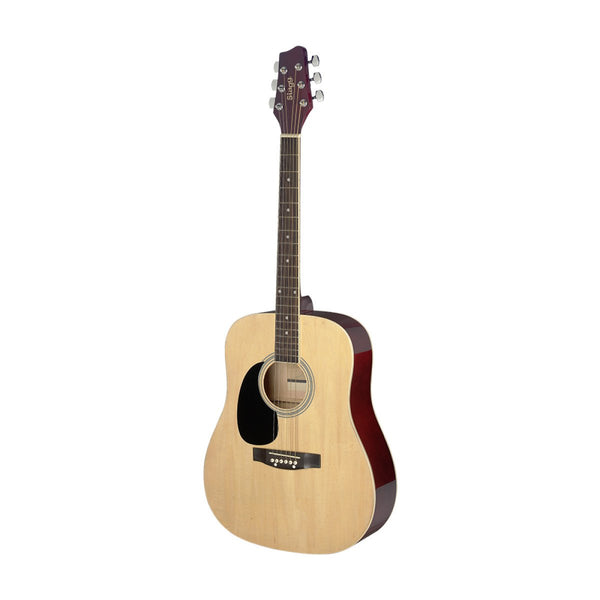 Stagg 3/4 Left-Handed Dreadnought Acoustic Guitar - Natural - SA20D 3/4 LH-N