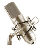 MXL 2006 Large Gold Diaphragm Condenser Microphone w/ Shock Mount & Case